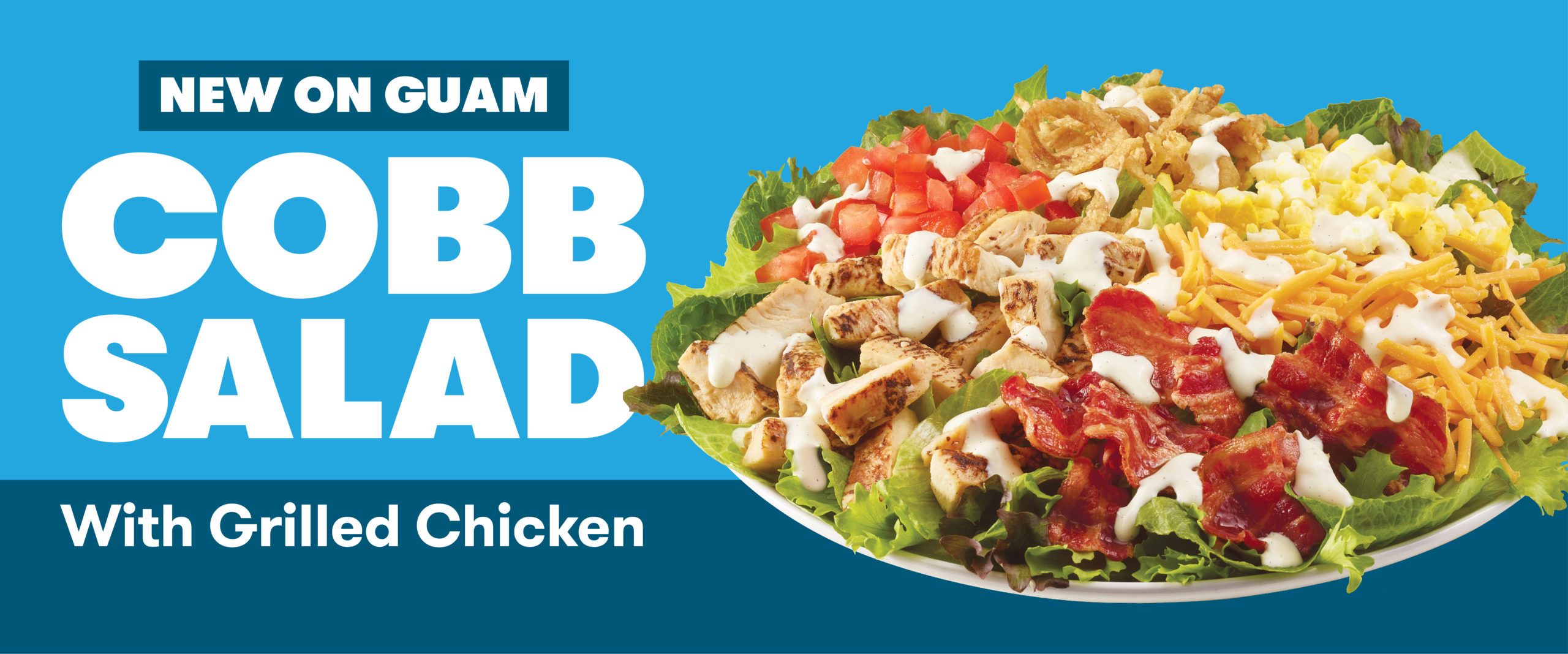 NEW! Grilled Chicken Cobb Salad - Wendy's Guam®